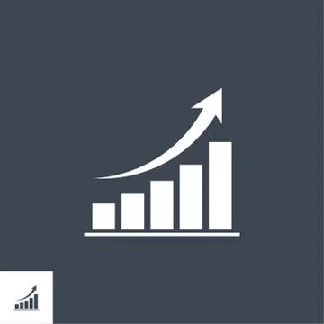 Analytics related vector glyph icon 库存插图