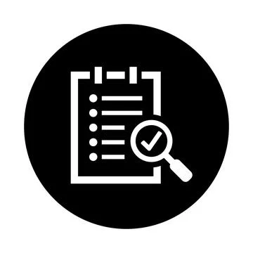 Analytics, report icon. Black vector graphics. Stock Illustration