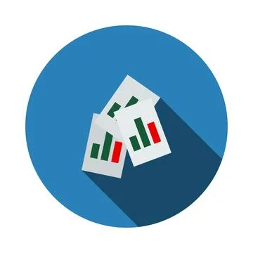 Analytics Sheets Icon Illustrazione stock