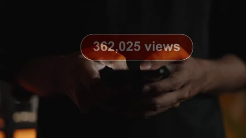 Analytics Showing Views Increasing Stock Footage 321889015