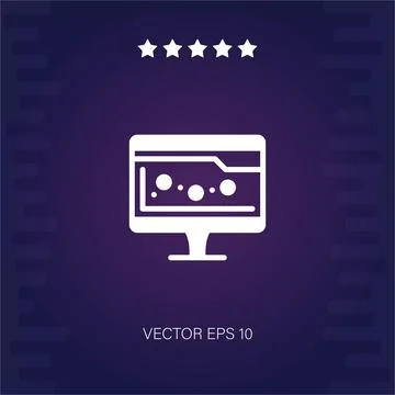 Analytics vector icon Stock Illustration