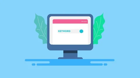 Analyze keyword data and seo optimization concept. 库存影片 196909035