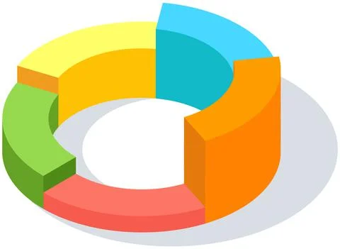 Analyze statistical indicators, business data. Work with marketing research Stock Illustration
