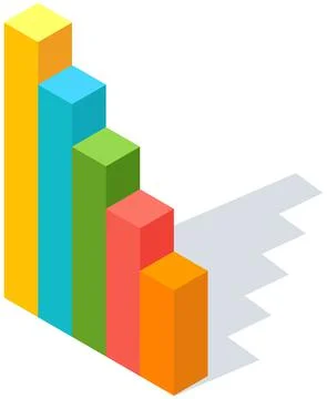 Analyze statistical indicators, business data. Work with marketing research Stock Illustration