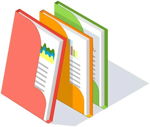 Analyze statistical indicators, business data. Work with marketing research Stock Illustration