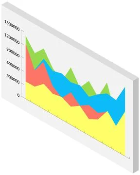 Analyze statistical indicators, business data. Work with marketing research Stock Illustration