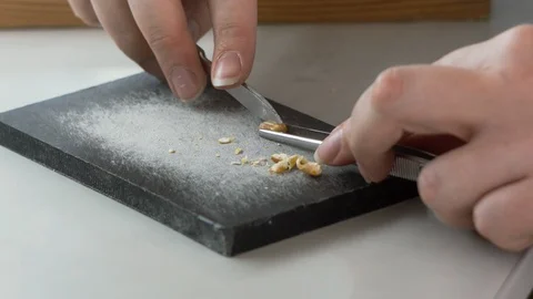 Analyzes of wheat grains Video stock 95721566