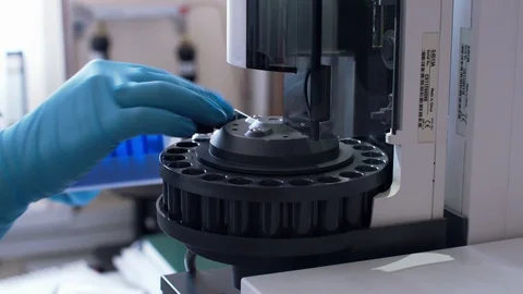 Analyzes of wheat grains Video stock 95721928