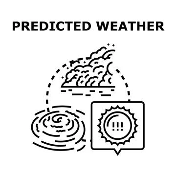 Analyzing and forecasting global weather changes Stock Illustration