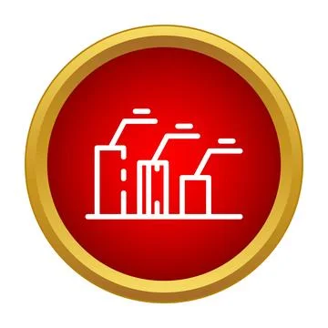 Analyzing business data with financial bar graph icon Illustrazione stock