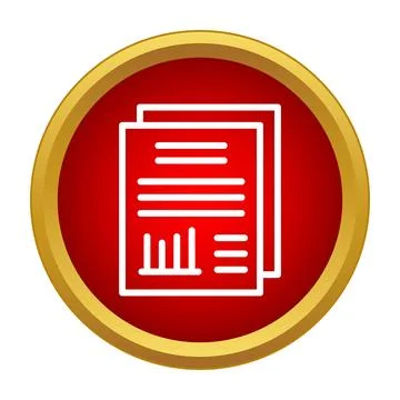Analyzing business data report documents on a screen イラスト素材