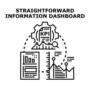 Analyzing business key performance indicators for data transformation イラスト素材