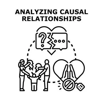 Analyzing causal relationships in family problems and solutions Illustration