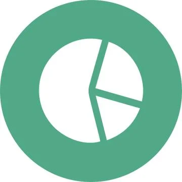 Analyzing chart icon, business chart icon, sign and symbol Ilustración de archivo