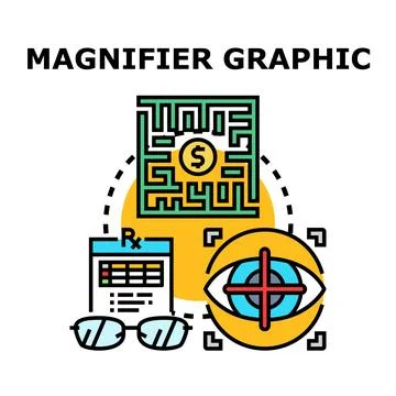 Analyzing complex information and finding business solutions concept Stock Illustration