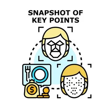 Analyzing customer profiling and personal data insights Illustrazione stock