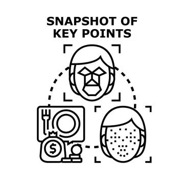 Analyzing customer profiling and personal data insights Illustrazione stock