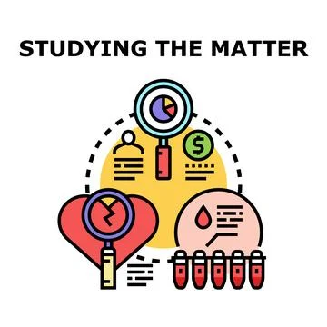 Analyzing data and research for diagnostic study Illustrazione stock