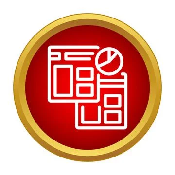 Analyzing data with dashboard interface and pie chart icon イラスト素材
