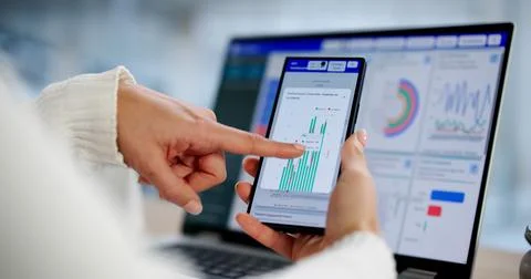 Analyzing Data Performance To Predict Financial Market Trends, Woman Investor Stock Photos