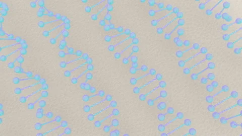 Analyzing DNA Structure, genes and genetic disorders, science. Conceptual design Stock Footage 115320542