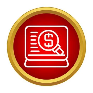 Analyzing financial data and business market research Stock Illustration