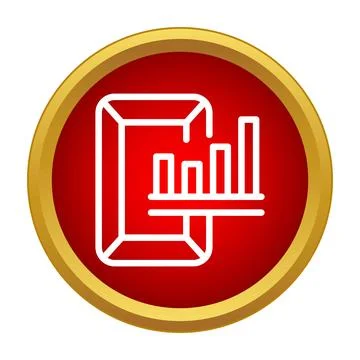 Analyzing financial data and investment growth Stock Illustration
