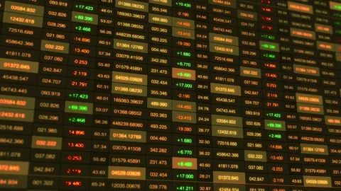 Analyzing Financial Data: A Detailed View of Stock Market Intra-day Trading Stockbeeldmateriaal 339068645