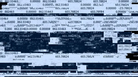 Analyzing financial report on computer screen Stock Footage 92412223