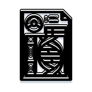 Analyzing genetic data file for scientific research 스톡 일러스트