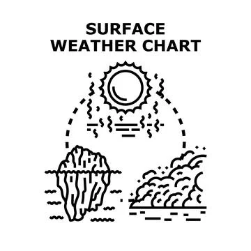 Analyzing global climate conditions and meteorological elements illustration Illustrazione stock