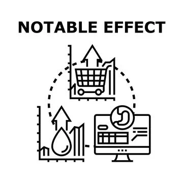 Analyzing marketplace activity and human digestive effects Stock Illustration