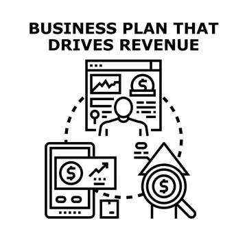 Analyzing performance and optimizing strategy for business growth Stock Illustration