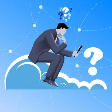 Analyzing problem business concept 스톡 일러스트