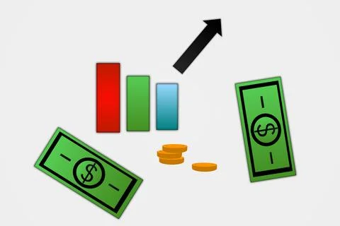Analyzing Wealth Stock Illustration