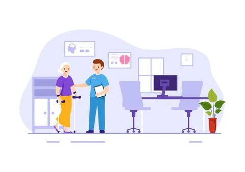 Anamnesis System Vector Illustration for Information About the Disease and .. Stock Illustration
