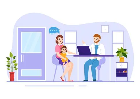Anamnesis System Vector Illustration for Information About the Disease and .. Stock Illustration