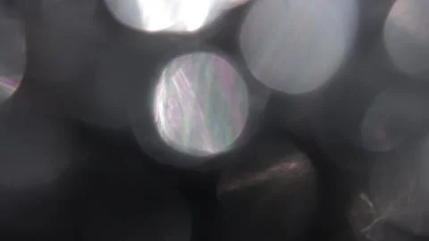 An anamorphic background of sparkling white bokeh light leaks Stock Footage 317533318