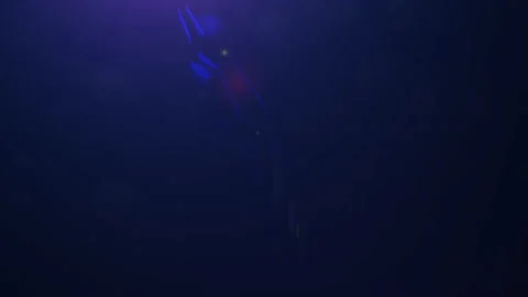 Anamorphic blue optical lens flares moving. Cinematic look. Natural blue light Vídeos de archivo 152731210