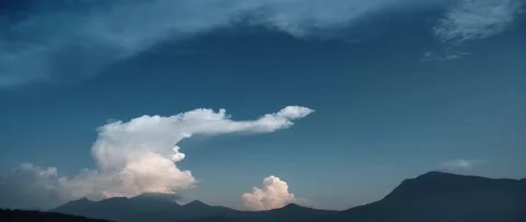 Anamorphic Cinema Of Mountain Landscape Stock-Footage 161868306