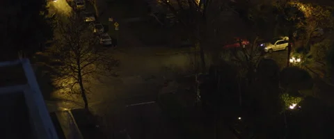 Anamorphic City Night 16 Stockbeeldmateriaal 152663760