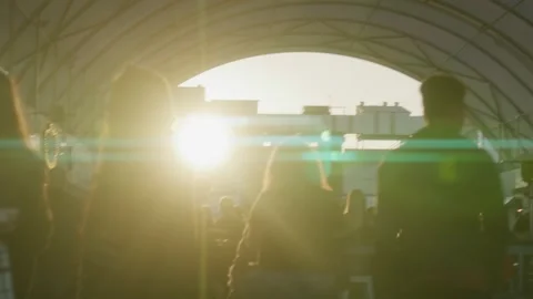 Anamorphic flare  Stock Footage 173551123