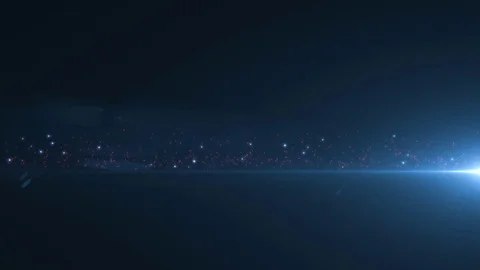 Anamorphic Flare with Particles Background Stock Footage 79074054