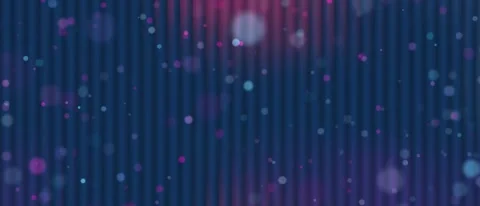 Anamorphic glass fractal projects vivid light particle motion against abstr.. Stock Footage 330422232