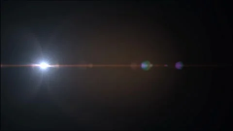 Anamorphic Horizontal Lens Flare Transition Effect For Video Overlay Stock Footage 345914822