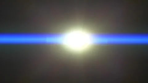 Anamorphic lens flare, bokeh light leaks, flash ray effect over black background Stock-Footage 172933654