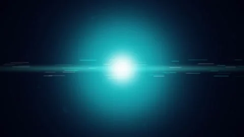 Anamorphic lens flare starburst seamless loop motion background Stock Footage 345075720