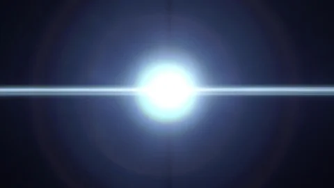 Anamorphic light moves on a dark background Stock-Footage 124593916