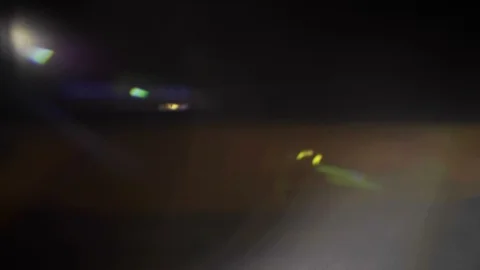 Anamorphic Optical Lens Flare Leaks Stock Footage 112651689