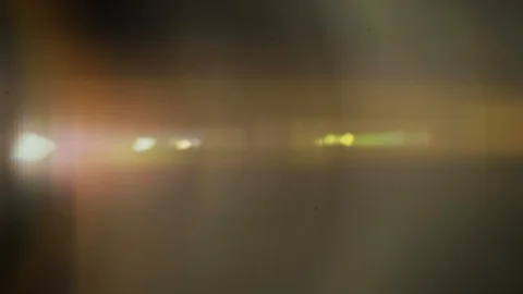 Anamorphic Optical Lens Flare Leaks Stock Footage 112651991